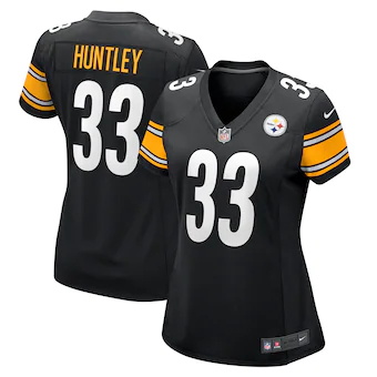 womens nike jason huntley black pittsburgh steelers game pl